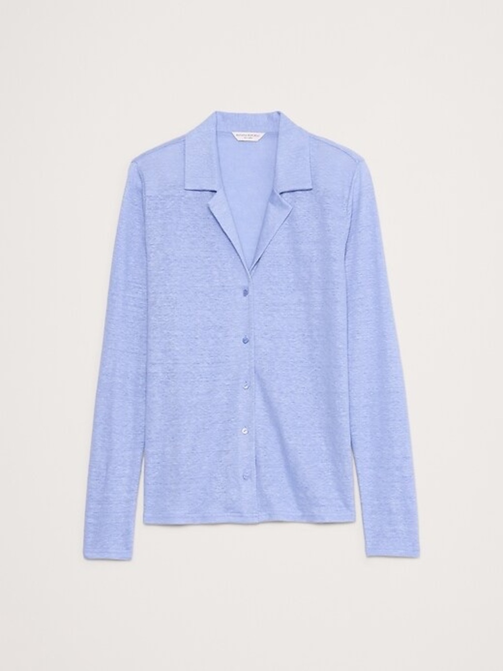 Banana Republic 100% LINEN RESORT SHIRT Peri Fields - XS